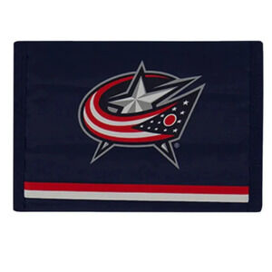 NHL - Columbus Blue Jackets Tri-Fold Wallet (BLUWAL) Navy /  Red